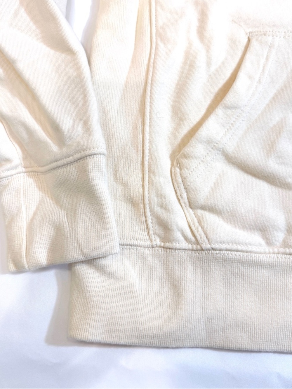 Life Is Good Cream Hoodie with Blue Graphic Women’s XS - Picture 9 of 13